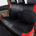 Universal Faux Leather Car Seat Covers Full Set Airbag Compatible Breathable Fit for Cars Trucks SUVs Deluxe Pu Luxury Vinyl(