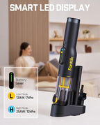 Fanttik Slim V10 Lite Cordless Handheld Vacuum, 0.98lb Lightweight with All-in-One Base Design, 12000Pa Suction & Smart LED D