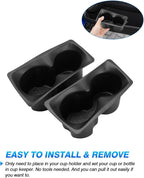 Autorder Door Side Cup Holder Insert for 2019-2025 Dodge Ram 1500 2500 3500 Accessories Water Cup Holders Door Organizer Handle Pocket Tray