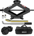 Scissor Jack 3 Ton, 4.1"-18.3" Lifting Car Jack, Heavy Duty Car Jack Kit, Portable Tire Changing kit with Lug Wrench, Tire Ja