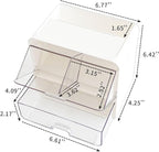 2 Pack Bandage Storage Organizer for Wall, Plastic Medical Supplies Container for Home Medicine Cabinet, Elastic Bandage Wrap