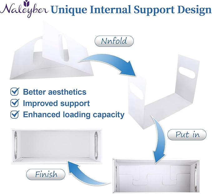 File Organizer Box with Lid & Handle, Heavy Duty Hanging File Folder Storage Boxes for Letter Size, Portable Filing Organizer