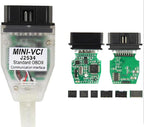 Mini Vci J2534 Cable Standard Obd2 Communication Interface for TIS Techstream V17 V18 Toyota Lexus Scion OBD2 Scanner