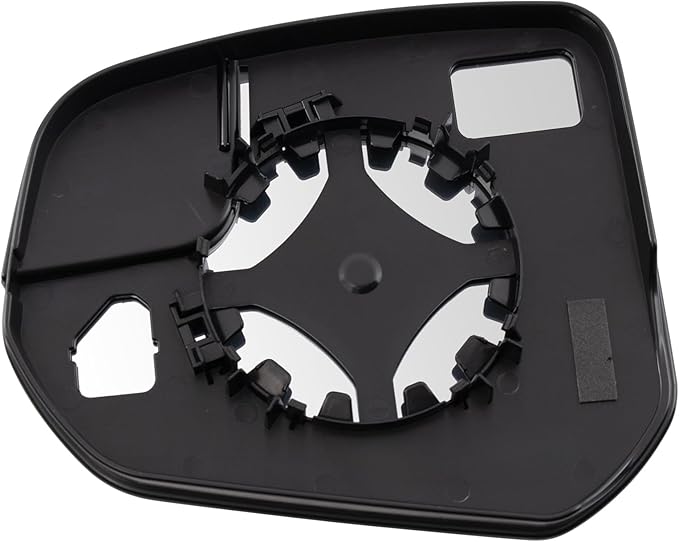 TRQ Passenger Side Mirror Glass Non Heated Convex For Factory Equipped Mirrors Compatible with 2014-2018 Ford Transit Connect