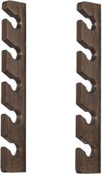 Hat Rack for Wall Baseball Cap Organizer Hanger (2 Pack) Modern Wooden Hat Holder Wall-Mounted Caps Display for Closet Door B