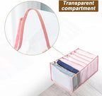 3PCS Wardrobe Clothes Organizer - Foldable Closet Drawer Organizer for Clothes, Portable Closet Organizers and Storage Bins, 