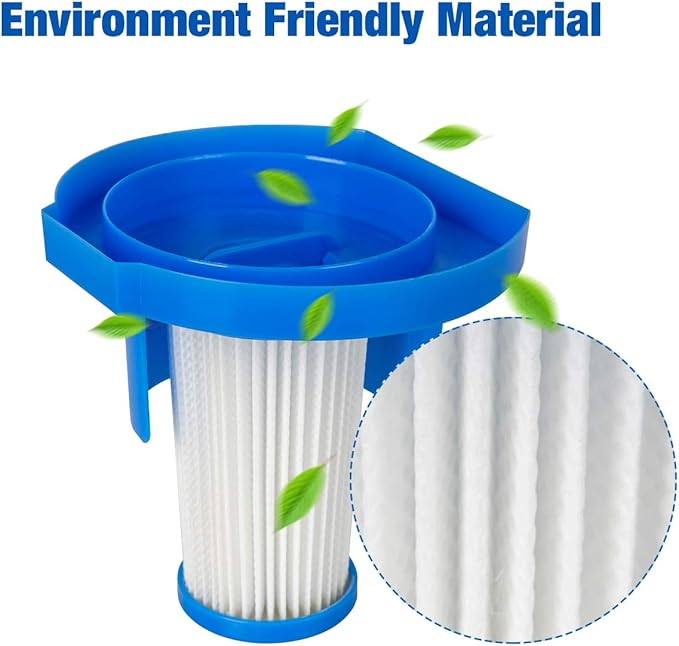 Vacmaster 2 Premium Washable Filters Replacement for Stick Vacuum Cleaner VSJ01