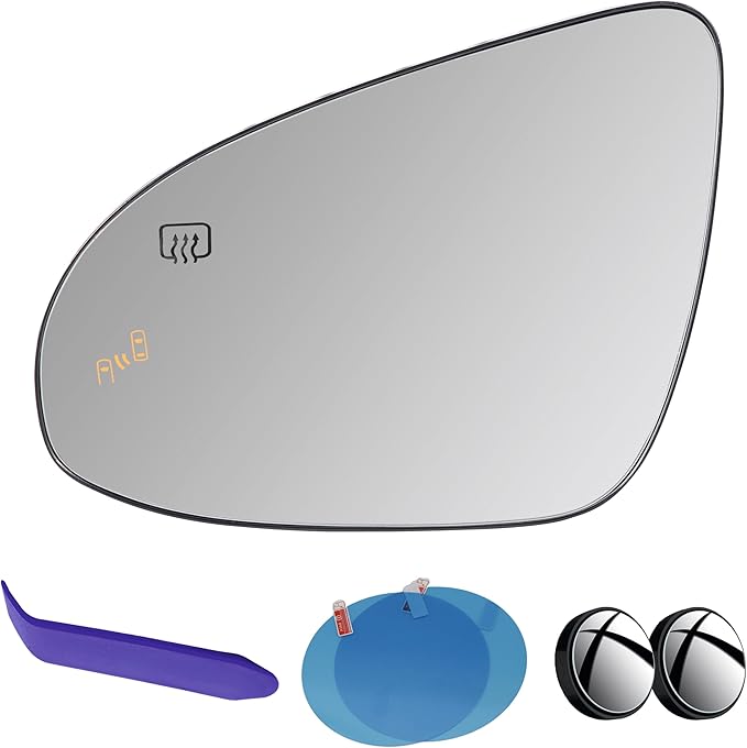 EAP Driver Side Mirror Glass Compatible with Toyota Camry 2012-2017, Avalon 2013-2018, Heated With Blind Spot, 8794706430 8790706011 8790707030 8790706010 8790207040