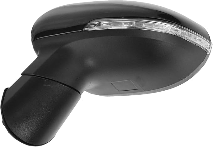 TRQ 2 Piece Driver and Passenger Side Mirror Assembly Set Power Folding Electric Adjustment Heated No Memory Black Compatible