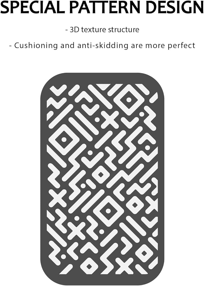Car Dashboard Non Slip Mat, Brlvget Anti Slip Gel Pad, Multifunctional Fixate Anti Slide Sticky Dash Pad for Radar Detector, 