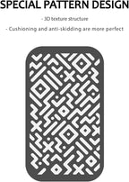 Car Dashboard Non Slip Mat, Brlvget Anti Slip Gel Pad, Multifunctional Fixate Anti Slide Sticky Dash Pad for Radar Detector, 