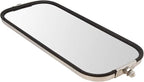 TRQ West Coast Mirror Set Peaked Back 16 x 7 Stainless Steel Driver and Passenger Side Compatible with 00–17 Ford F-650 60–79