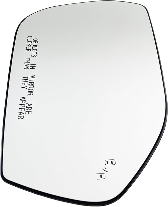 Explorer Passenger Side Mirror Glass Compatible with Ford Explorer 2020 2021 2022 2023 2024 2025 Right Mirror Glass Heated BSD with Blind Spot Detection with Backing Plate