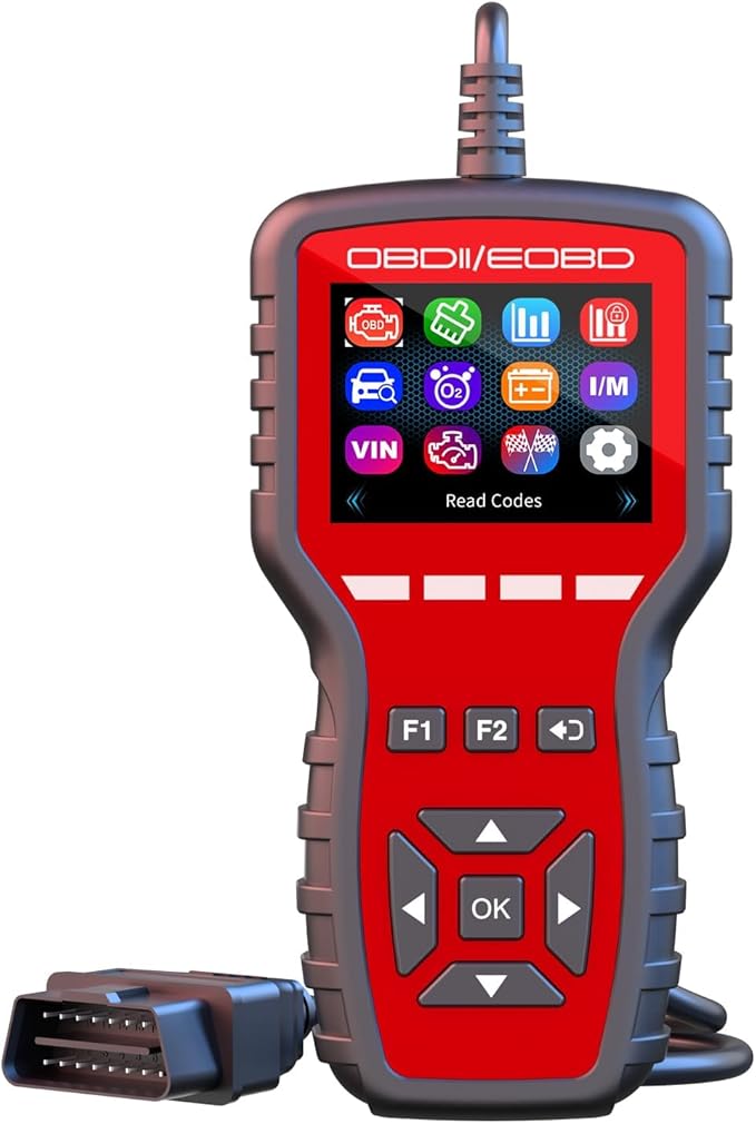 obd2 scanner K2 obd2 scanner diagnostic tool scanner for cars, car code reader with freeze frame, oxygen sensor testing,LCD