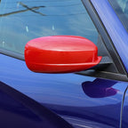 Voodonala for Charger Rearview Mirror Rear View Mirror Side Mirror Cover Decoration Trim Fit for 2010-2024+ Dodge Charger Exterior Accessories, Red ABS 2pcs