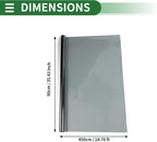 Motoforti Nano Ceramic Car Window Tint Film VLT 47% IRR 56% UVR 80% Black 14.76 ft x 35.43 Inch Privacy Film 2mil PET 1 Pc
