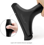 NEWISHTOOL Bathroom Shower Squeegee 5.9 Inch Soft Silicone Blade Squeegee for Shower Glass Door Mirrors Car Windshield, Kitchen Squeegee Countertops Cleaning and Water Removal Scraper w/Hanging Hole