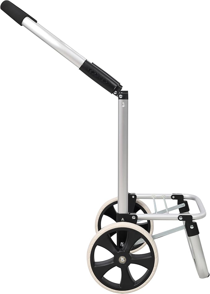 【LuckyNote】 Shopping Trolley with Wheels,Trolley Black Foldable Shopping Cart,Removable Shopping Oxford Waterproof Bag (Blue)