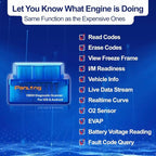 Panlong OBD2 Scanner Bluetooth for iPhone iOS Android OBDII Car Diagnostic Scan Tool Engine Fault Code Reader