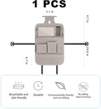 Car Seat Organizers,Multi-functional Back Seat Protectors, Storage Pouches, and Tray Holders (for Cars, Kids, Seat Back and Rear Seats) (Plain Gray, 1 Pcs)