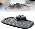 Multifunction Car Anti-Slip Mat, 2026 Upgraded Anti Slip Mat for Car Dashboard, 360° Rotatable Phone Holder Dashboard Pad wit