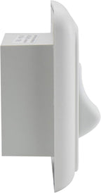 12 Volt DC Dimmer Switch for LED, Halogen, Incandescent - RV, Auto, Truck, Marine, and Strip Lighting (Large Slider, White)