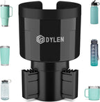 DYLEN Car Cup Holder Expander, Cup Holder Extender Adapter for Car with Expandable Insert, Compatible with Yeti 20/26/30oz, H