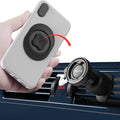 sincetop Car Phone Mount with Lock Hook, Horizontal Vent Fin Holder, One Hand Quick Mount & Release