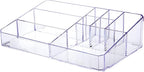 Clear Makeup Organizer, Makeup Brushes Storage Case, Cosmetic Display Case Tray, Tiered Skincare Organizer, Acrylic Lipstick 