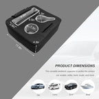 Sun Walker Back Seat Cup Holder for Car, Waterproof Rear Seat Organizer Expander Tray to Store Phone Drink Snack, Universal L