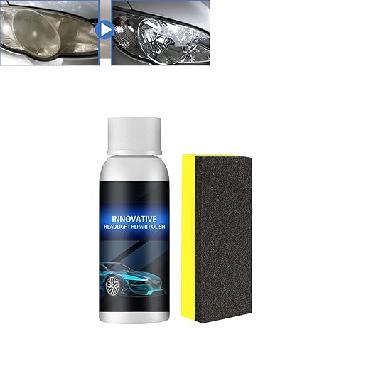 Innovative Headlight Repair Polish, Car Headlight Repair Fluid, Car Headlight Cleaner (50 ml,5 pcs) (1 PCS, 30 ML)