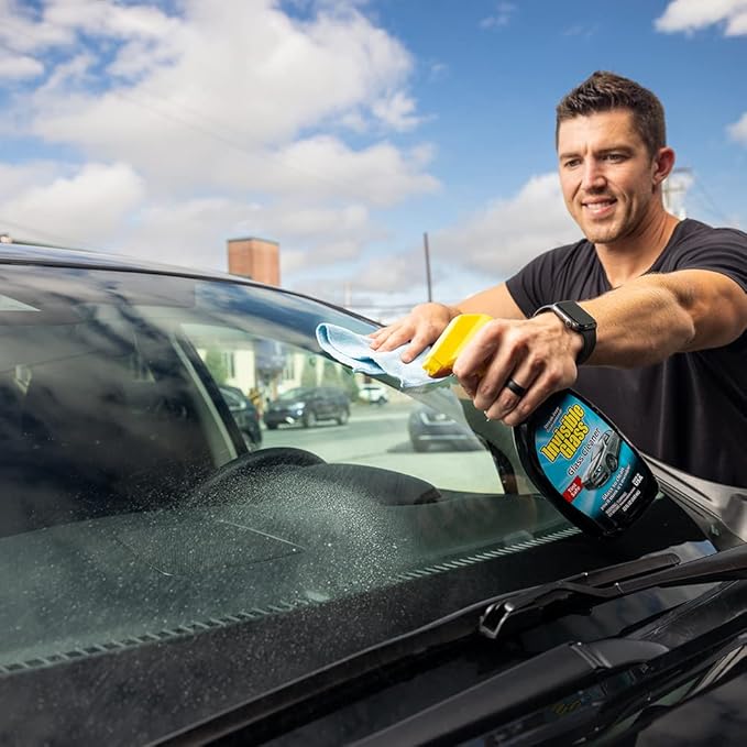 Invisible Glass 92164-6PK Premium Glass Cleaner Spray for Car Windshields and Windows, Automotive and Home Window Cleaner, St