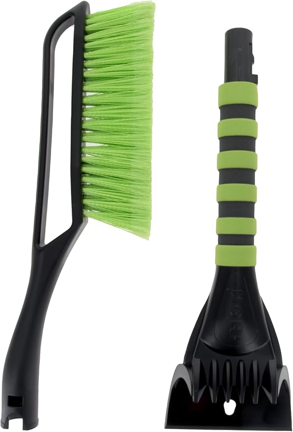SE 27 Inch Detachable Multifunctional Ice Scraper & Brush with Cushion Grip Handle and Carrying Bag - 3011SSC