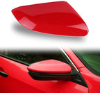 Red Right Mirror Cap Cover For Honda Civic 2016 2017 2018 2019 2020 2021 Rearview Mirror Cap Replacement (Red Right Side)