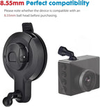 The Universal Car Dash Cam Suction Cup Holder is Compatible with Garmin Mini/Mini 2/Min 3 30 35 45 46 55 56 65W 66W 67W X110 X210 X310/Speak Plus.