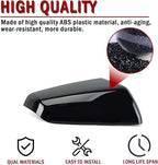 Right Passenger Side Exterior Mirror Cap Cover Rearview Mirror Cover Trim Fit for 2018 2019 2020 2021 2022 2023 Chevrolet Equinox & GMC Terrain Replace 23406416 (Glossy Black)