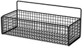 Multifunctional Iron Wire Wall Hanging Storage Basket, Portable Metal Mesh Bin for Kitchen and Bathroom, Vintage Wall Mount F
