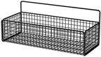 Multifunctional Iron Wire Wall Hanging Storage Basket, Portable Metal Mesh Bin for Kitchen and Bathroom, Vintage Wall Mount F