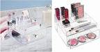 iDesign Clarity BPA-Free Plastic Organizer Drawer with Divided Tray, 6.97" x 6.5" x 3.94", Clear