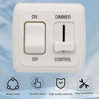 12 Volt RV Light Dimmer Switch, 12V Rv DC LED Toggle Light Dimmer Switch, DC High Side Dimmer Light Switch for Dimmable LED Halogen, Incandescent - RV, Auto, Truck, Marine, and Strip Lighting