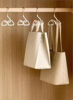 HARWAVE 4 Pack Bag Hangers, Purse Hangers for Closet, Hooks for Organizer and Hanging Bags Handbags Belts