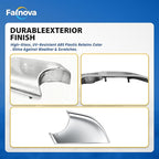 Left Rearview Mirror Cover Bracket, Compatible with Tesla Model 3 2017-2024, Side Mirror Base Cover Replacement Part, Suitable for Tesla Model 3 Accessories（Chrome）