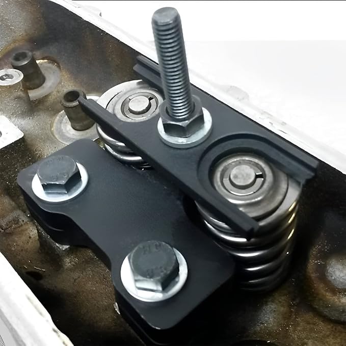 AICEL LS Valve Spring Compressor Tool, Automotive Valve Seal Adjustment Installation Tools, Aluminum Alloy Valve Spring Remov