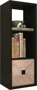CTESNE【2026 Wooden Thick Frame 3 Cube Storage Organizer Shelf with Anti-Tipping Kits + Reversible Open Back Bookcase, Horizon