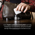 Clyde's™ Recoloring Balm | Non-Toxic Material Dye & Restorer for Furniture, Car Seats, & More | 23 Colors (Smoke Brown, 50ML)