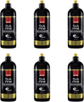 RUPES 9.DAFINE Pack of 6 1000 ml Yellow D-A Fine High Performance Fine Polishing Compounds for Car Detailing & Removing Scratches | High Performance | Micro-Abrasive Technology | Reduces Oxidation