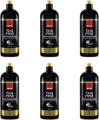 RUPES 9.DAFINE Pack of 6 1000 ml Yellow D-A Fine High Performance Fine Polishing Compounds for Car Detailing & Removing Scratches | High Performance | Micro-Abrasive Technology | Reduces Oxidation