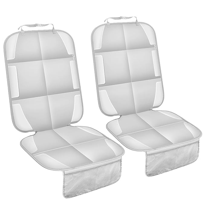 Meolsaek Car Seat Protector for Child Car Seat, Durable 600D Fabric Waterproof Car Seat Cover with Thick Pad Non-Slip Backing
