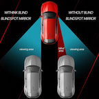 Frienda 6 Pieces Blindspot Mirror, High Definition Glass Convex Lens Frameless 360° Wide-range View Side View Mirror for Car(Fan, Round, Rectangle Shape)
