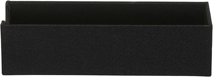 Household Essentials 2-Pack of Drawer Organizers, Sturdy Chipboard with Soft Polyester Cover, Handy and Fashionable Organizat